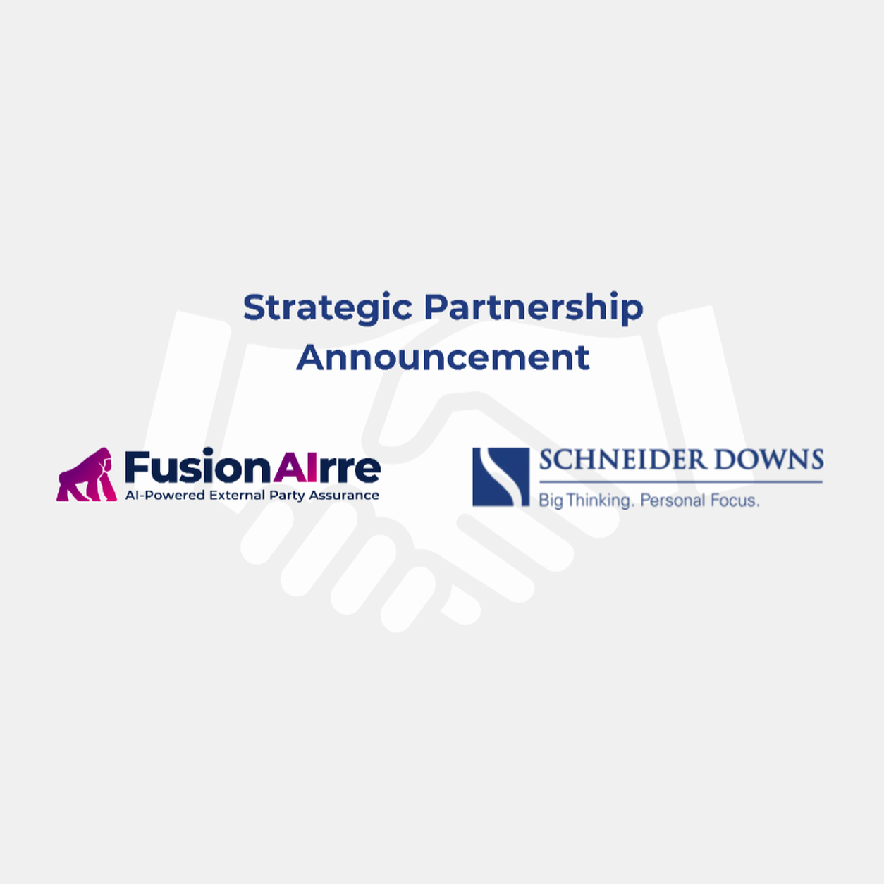 FusionAIrre and Schneider Downs Announce Strategic Partnership